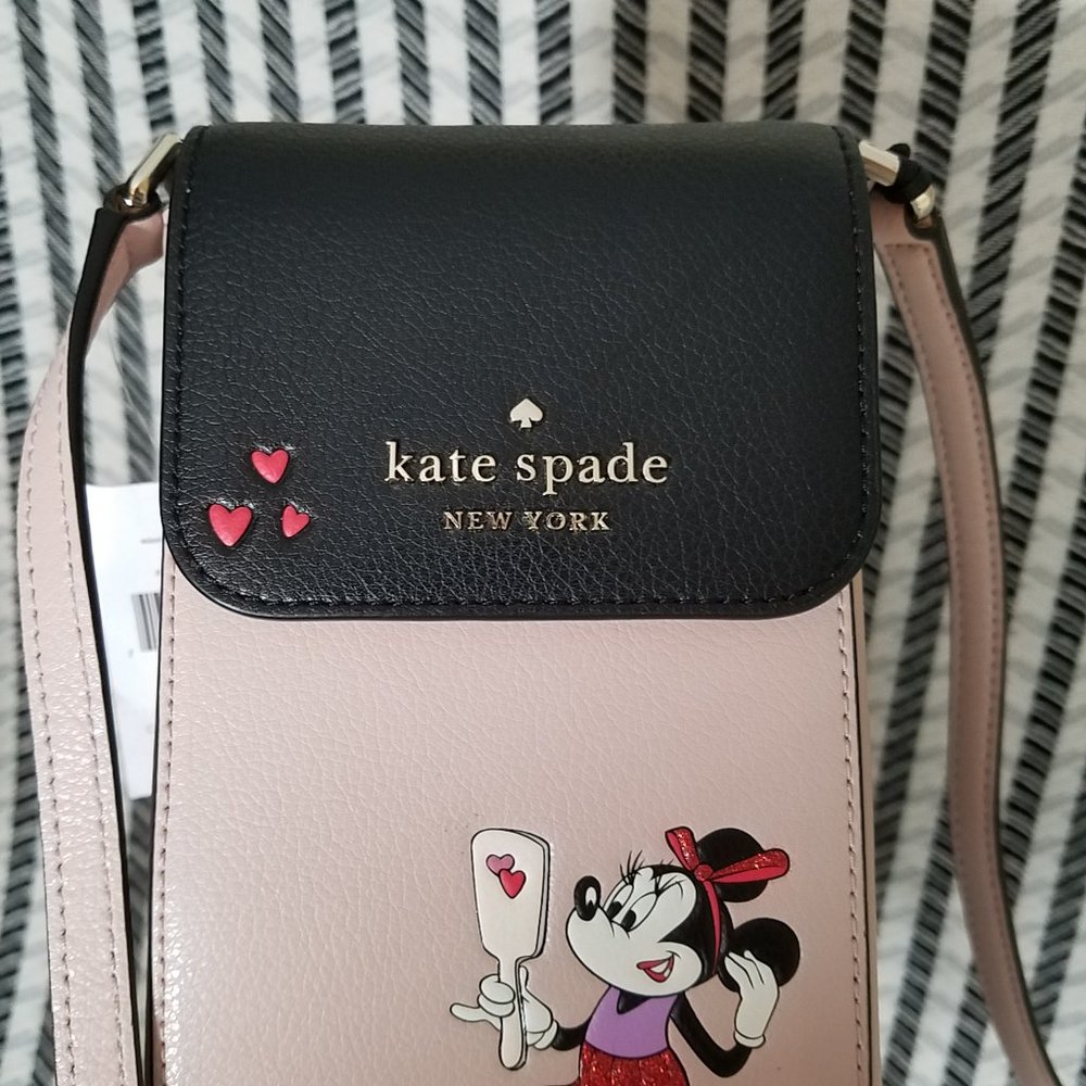 Kate Spade Minnie Mouse NS Phone Crossbody Vellum - Picture 11 of 11